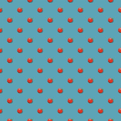 Apple seamless pattern. Vegan organic eco fruit background. vector illustration
