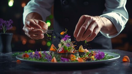 a person eating food