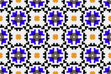 Abstract ethnic rug ornamental seamless pattern.Perfect for fashion, textile design, cute themed fabric, on wall paper, wrapping paper and home decor. Geometric pattern.