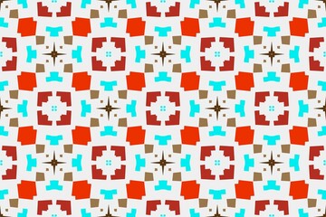 Fototapeta premium Abstract ethnic rug ornamental seamless pattern.Perfect for fashion, textile design, cute themed fabric, on wall paper, wrapping paper and home decor. Geometric pattern.