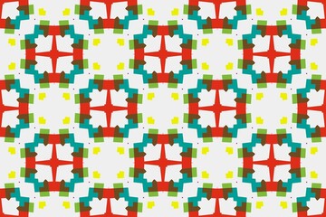 Fototapeta premium Abstract ethnic rug ornamental seamless pattern.Perfect for fashion, textile design, cute themed fabric, on wall paper, wrapping paper and home decor. Geometric pattern.