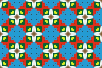 Abstract ethnic rug ornamental seamless pattern.Perfect for fashion, textile design, cute themed fabric, on wall paper, wrapping paper and home decor. Geometric pattern.