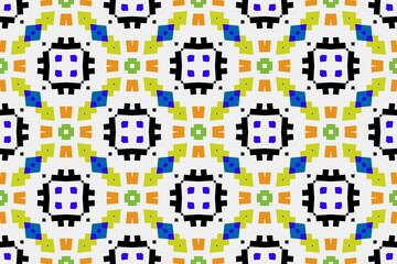 Abstract ethnic rug ornamental seamless pattern.Perfect for fashion, textile design, cute themed fabric, on wall paper, wrapping paper and home decor. Geometric pattern.