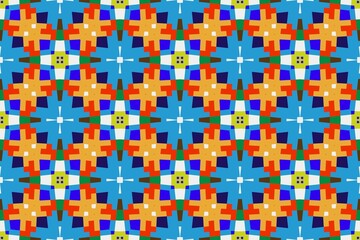 Abstract ethnic rug ornamental seamless pattern.Perfect for fashion, textile design, cute themed fabric, on wall paper, wrapping paper and home decor. Geometric pattern.