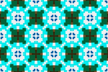 Fototapeta premium Abstract ethnic rug ornamental seamless pattern.Perfect for fashion, textile design, cute themed fabric, on wall paper, wrapping paper and home decor. Geometric pattern.