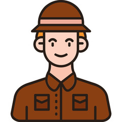 Archeologist Vector Icon