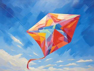 Vibrant Colors Soaring High: Discover the Art of Kite Flying Generative AI