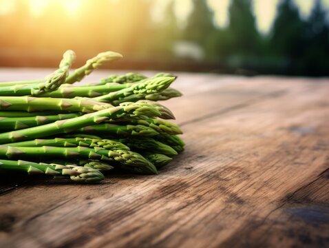 Discover the Art of Fresh Asparagus: A Healthy Treat from Nature's Pantry Generative AI