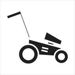 grass cutter vector icon line template