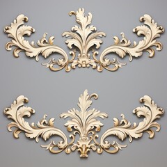 Exquisite Artistry: Discover the Intricate Border Designs of Baroque Artistry Generative AI