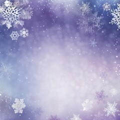 Unleash the Magic of Holidays: Enchanting Snowflake Christmas Background! Generative AI