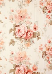Embrace Nostalgic Elegance with this Classic Vintage Roses Wallpaper Generative AI