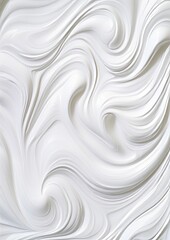 Stunning White Cream Foam Artistry: The Ultimate Luxury Experience Generative AI