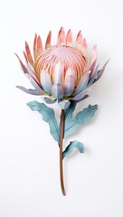 Unveiling Elegance: The Exquisite Beauty of a Model Protea Flower Generative AI