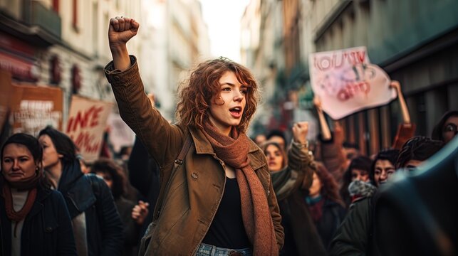 The fight for gender equality: photos of actions and demonstrations