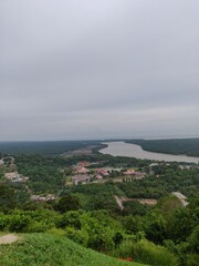 Fototapeta na wymiar View from Jugra Hill, Banting