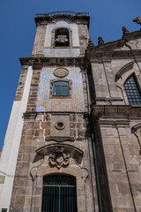 The Church of the Carmelites (Igreja dos Carmelitas Descalcos, XVII century) located at Carlos Alberto Square in the parish of Vitoria, in city of Porto, Portugal.