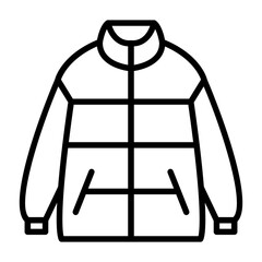 Winter jacket Icon