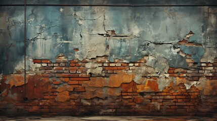 old wall with graffiti - obrazy, fototapety, plakaty