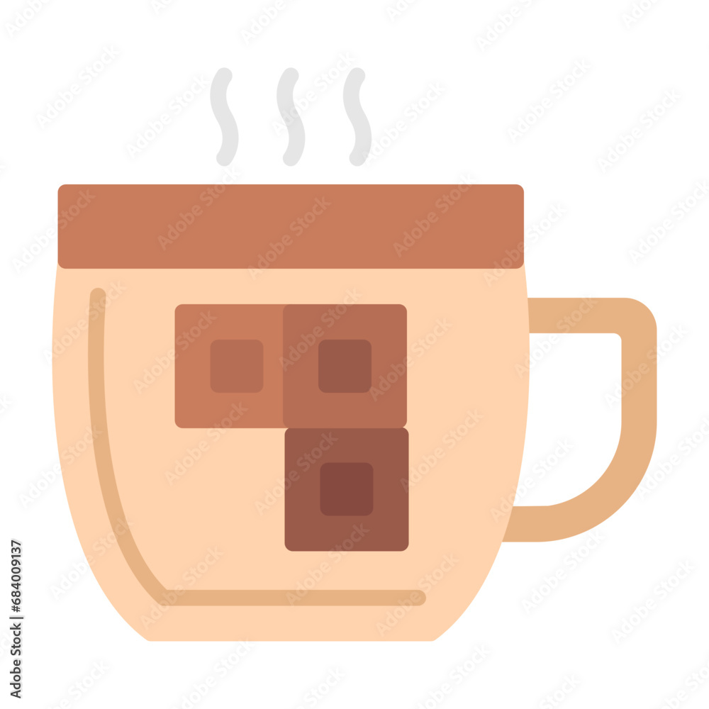 Canvas Prints hot cocoa icon