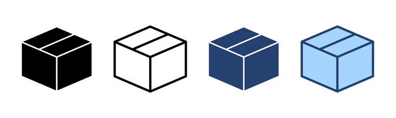 Box icon vector. box sign and symbol, parcel, package