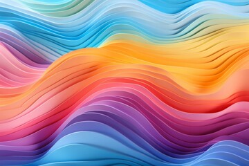 Vibrant Spectrum: A Dive into Abstract Rainbow Imagery Generative AI