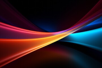 Mesmerizing Neon Lights: Abstract Rainbow Wallpaper that Brings Your Screen to Life! Generative AI