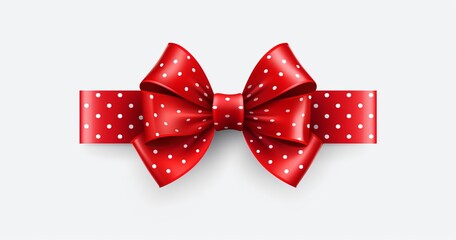 Unveiling the Beauty of Elegant Red Ribbon Bows: A Must-See Collection Generative AI