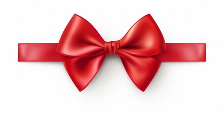 Discover the Perfect Red Ribbon Bow - The Secret to Charming Gift Wrapping! Generative AI