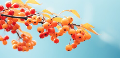 Vibrant Echoes of Autumn: A Mesmerizing Display of Yellow Leaves in Abstract Art Generative AI