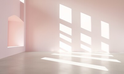 Dancing Shadows and Gleaming Lights in a Minimalistic White Space: Art in Everyday Life Generative AI