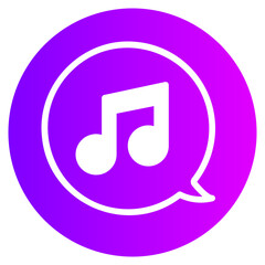 chat gradient icon