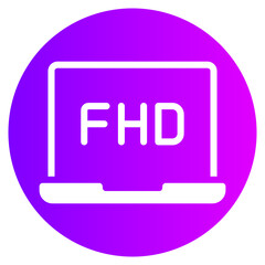 fhd gradient icon