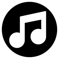 music glyph icon