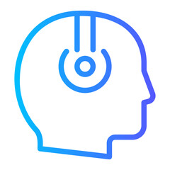 listening gradient icon
