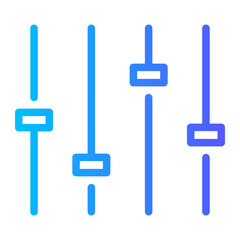 volume adjustment gradient icon