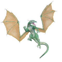 Obraz premium ドラゴン 3DCG レンダリング