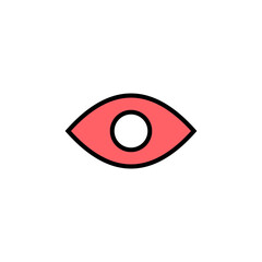 Eye icon set illustration. Eye sign and symbol. Look and Vision icon.