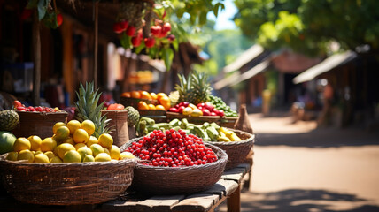Fototapeta na wymiar Fruit in market