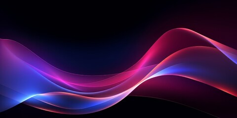 Intriguing Glow Abstract Waves on a Dark Canvas black red blue background texture