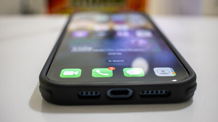 Smartphone with USB-C Port - Modern Mobile Technology