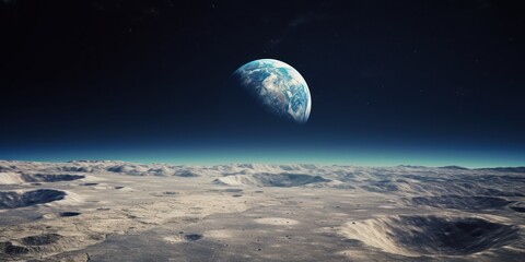 Obraz na płótnie Canvas a planet earth in space