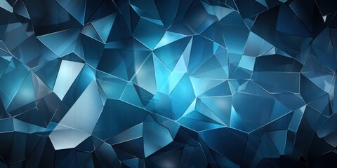 a blue crystal like background