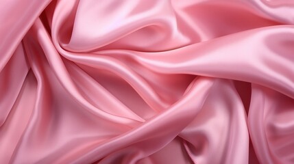 a pink satin with folds