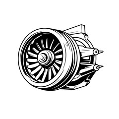 Jet Engine - obrazy, fototapety, plakaty