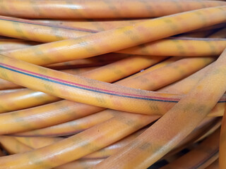 close up of a pile of pretzels