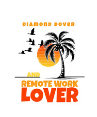 Obraz premium Diamond Dover And Remote Work Lover