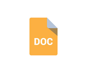 Document icon. Collection of vector symbol on white background. Vector illustration.