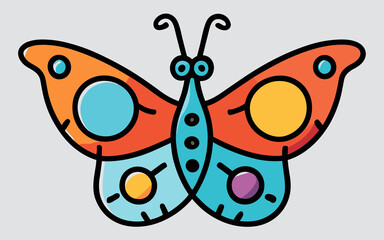 Obraz premium A Playful Symphony Butterflies Dancing in a Garden of Dreams