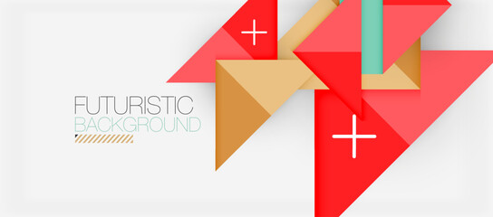 Triangle Vector Background Illustration For Wallpaper, Banner, Background, Card, Book Illustration, landing page